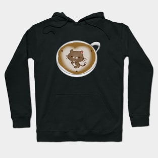 Cute  Kitten Coffee Hoodie